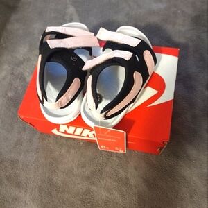 Toddler Girl Sandals,Nike, Pink And Black
